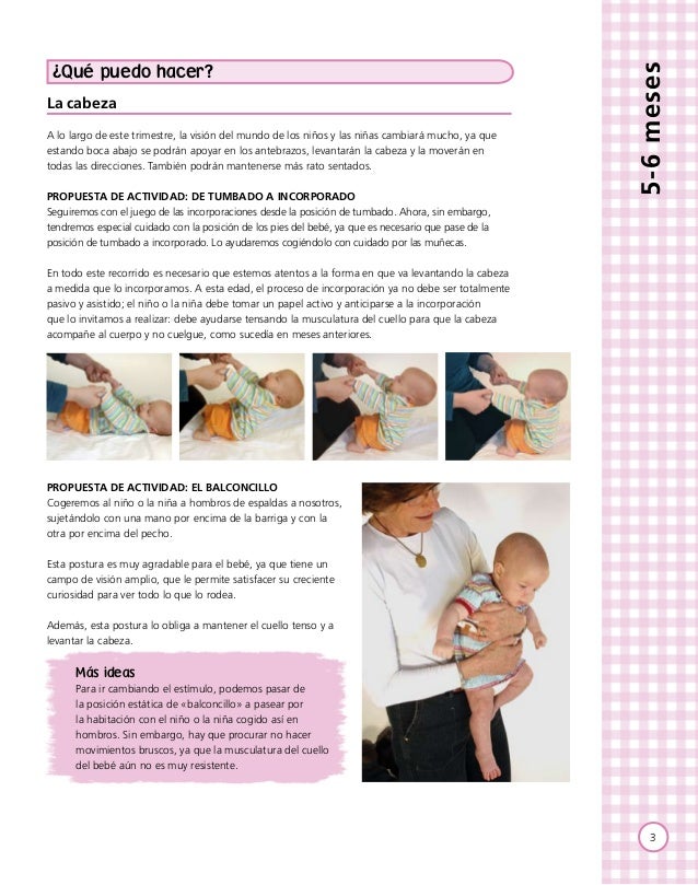 actividades con bebes de 6 meses