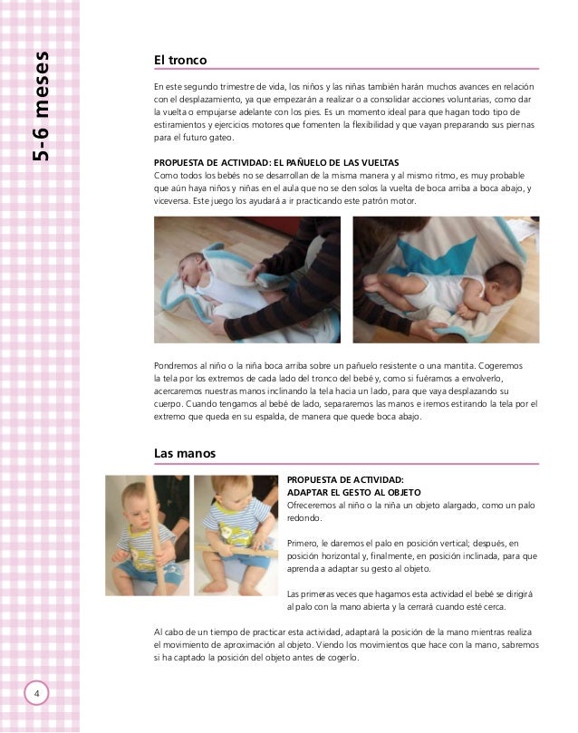 actividades para bebes de 4 a 6 meses