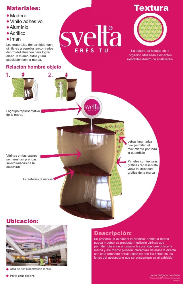 Estand para ropa interior.