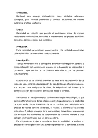 Propuesta Pedagogica De Comfandi