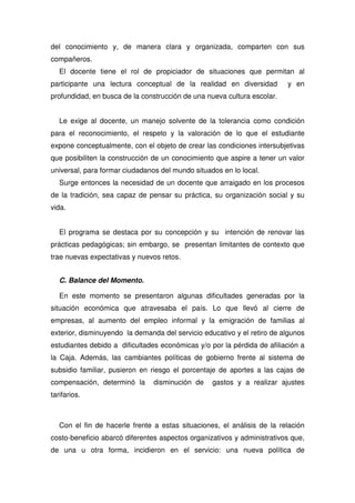 Propuesta Pedagogica De Comfandi