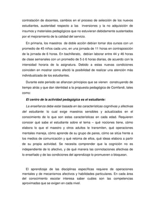 Propuesta Pedagogica De Comfandi