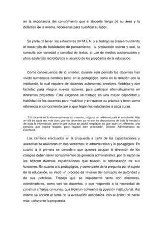 Propuesta Pedagogica De Comfandi