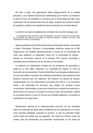 Propuesta Pedagogica De Comfandi