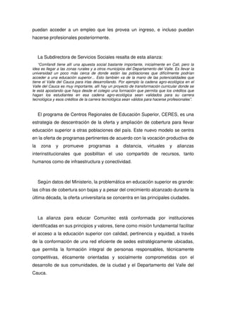 Propuesta Pedagogica De Comfandi