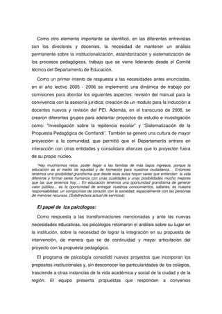 Propuesta Pedagogica De Comfandi