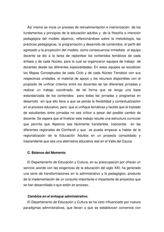 Propuesta Pedagogica De Comfandi