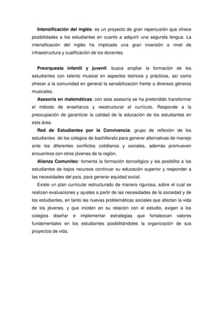 Propuesta Pedagogica De Comfandi