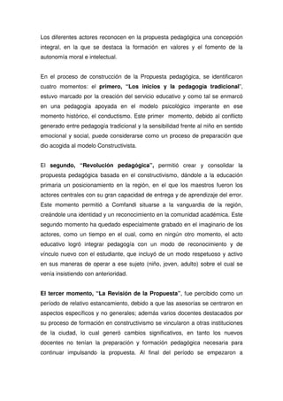 Propuesta Pedagogica De Comfandi