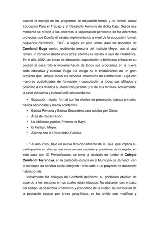 Propuesta Pedagogica De Comfandi