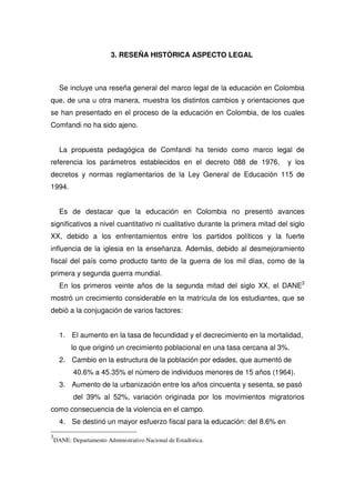 Propuesta Pedagogica De Comfandi