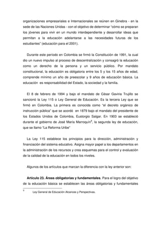 Propuesta Pedagogica De Comfandi