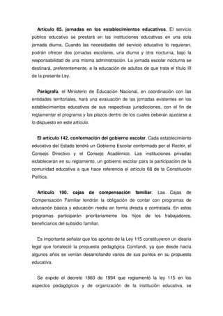 Propuesta Pedagogica De Comfandi