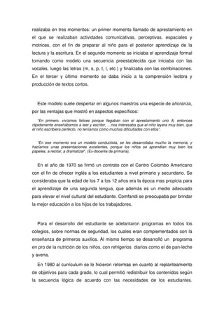 Propuesta Pedagogica De Comfandi