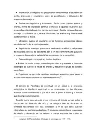 Propuesta Pedagogica De Comfandi