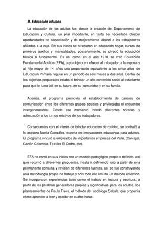 Propuesta Pedagogica De Comfandi