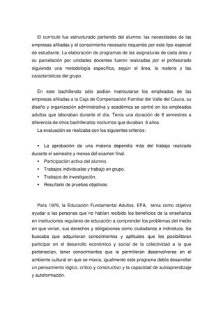 Propuesta Pedagogica De Comfandi