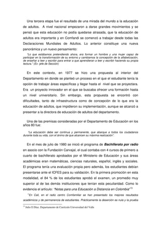 Propuesta Pedagogica De Comfandi