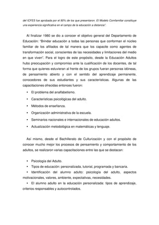 Propuesta Pedagogica De Comfandi