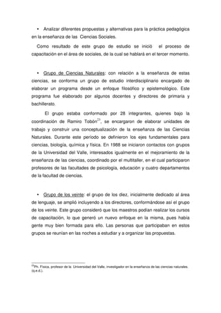 Propuesta Pedagogica De Comfandi