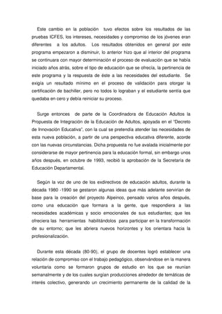 Propuesta Pedagogica De Comfandi