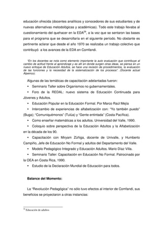 Propuesta Pedagogica De Comfandi