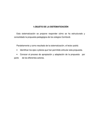 Propuesta Pedagogica De Comfandi