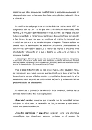 Propuesta Pedagogica De Comfandi