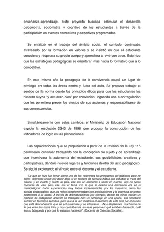 Propuesta Pedagogica De Comfandi