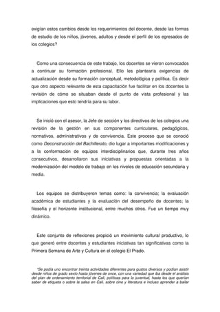 Propuesta Pedagogica De Comfandi