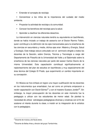 Propuesta Pedagogica De Comfandi