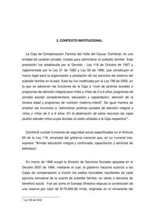 Propuesta Pedagogica De Comfandi