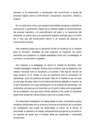 Propuesta Pedagogica De Comfandi