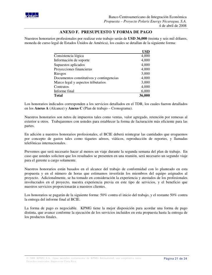 formato de honorarios profesionales