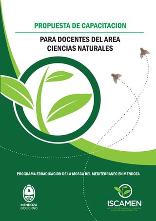 PROGRAMA ERRADICACION DE LA MOSCA DEL MEDITERRANEO EN MENDOZA
PARA DOCENTES DEL AREA
CIENCIAS NATURALES
PROPUESTA DE CAPAC...