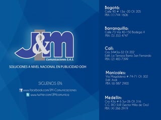 OFERTA COMERCIAL CANAL PÚBLICO CALI