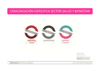 COMUNICACIÓN ESPECIFICA SECTOR SALUD Y BIENESTAR

 