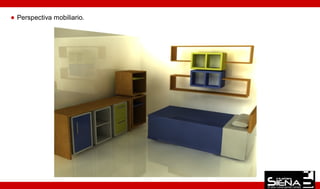 Perspectiva mobiliario.
 