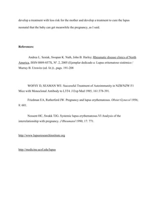Presence of antibodies in blood
