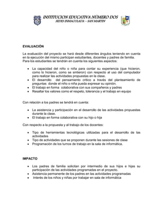 Propuesta Informatica Preescolar