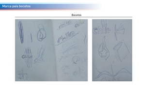 Marca país bocetos
Bocetos
 