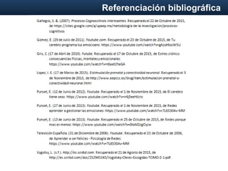 Referenciación bibliográfica
 
