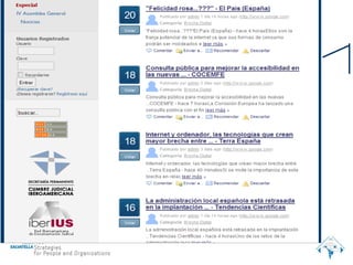 Compilación de noticias ordenadas por votación del público 