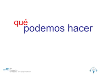 qué podemos hacer 
