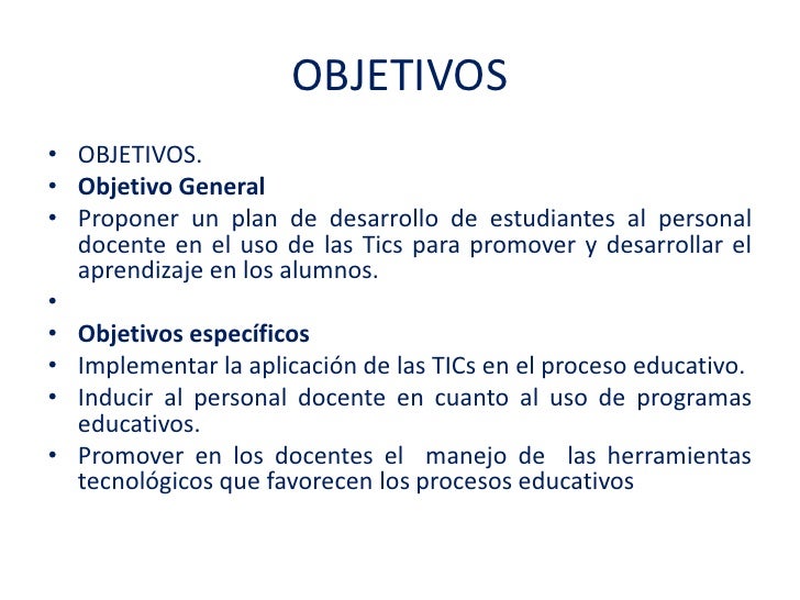 Propuesta para el uso de tecnologia