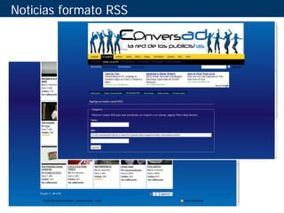 Noticias formato RSS
 