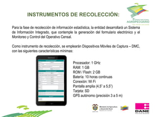 Propuesta y avances para la realización del 3er CNA