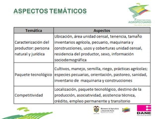 Propuesta y avances para la realización del 3er CNA