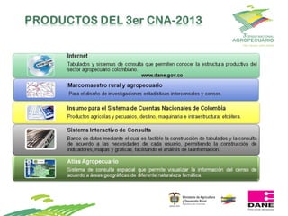 Propuesta y avances para la realización del 3er CNA