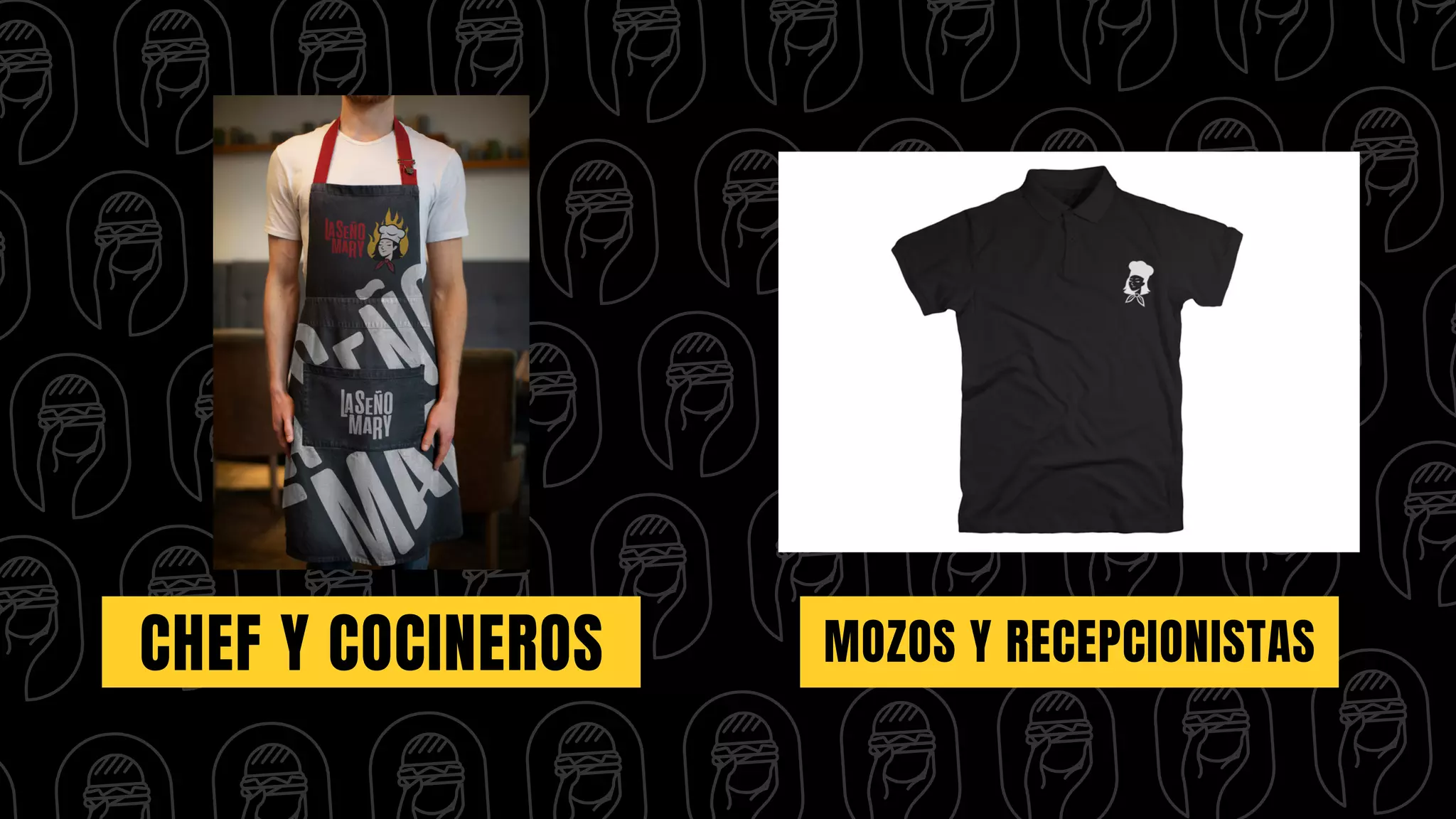 CHEF Y COCINEROS MOZOS Y RECEPCIONISTAS
 